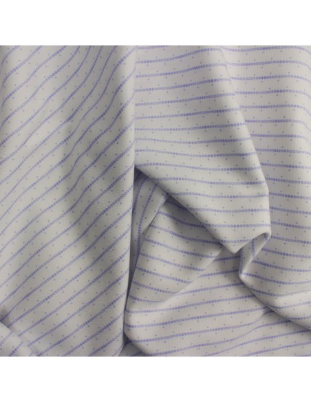 Villela blanca de puntos azules