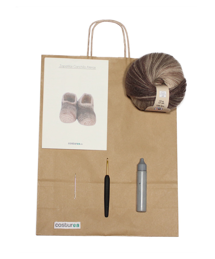 Zapatillas de ganchillo Atenas