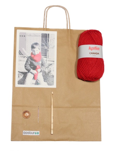 Cuello y estuche de ganchillo Orlando