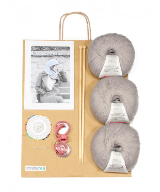 Gorro y cuello dos agujas Aragón 2