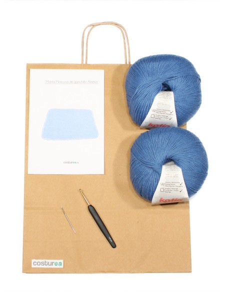 Manta para minicuna de ganchillo Almería