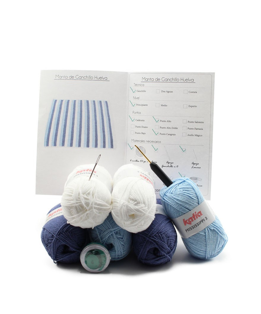 Manta de ganchillo para bebé Huelva