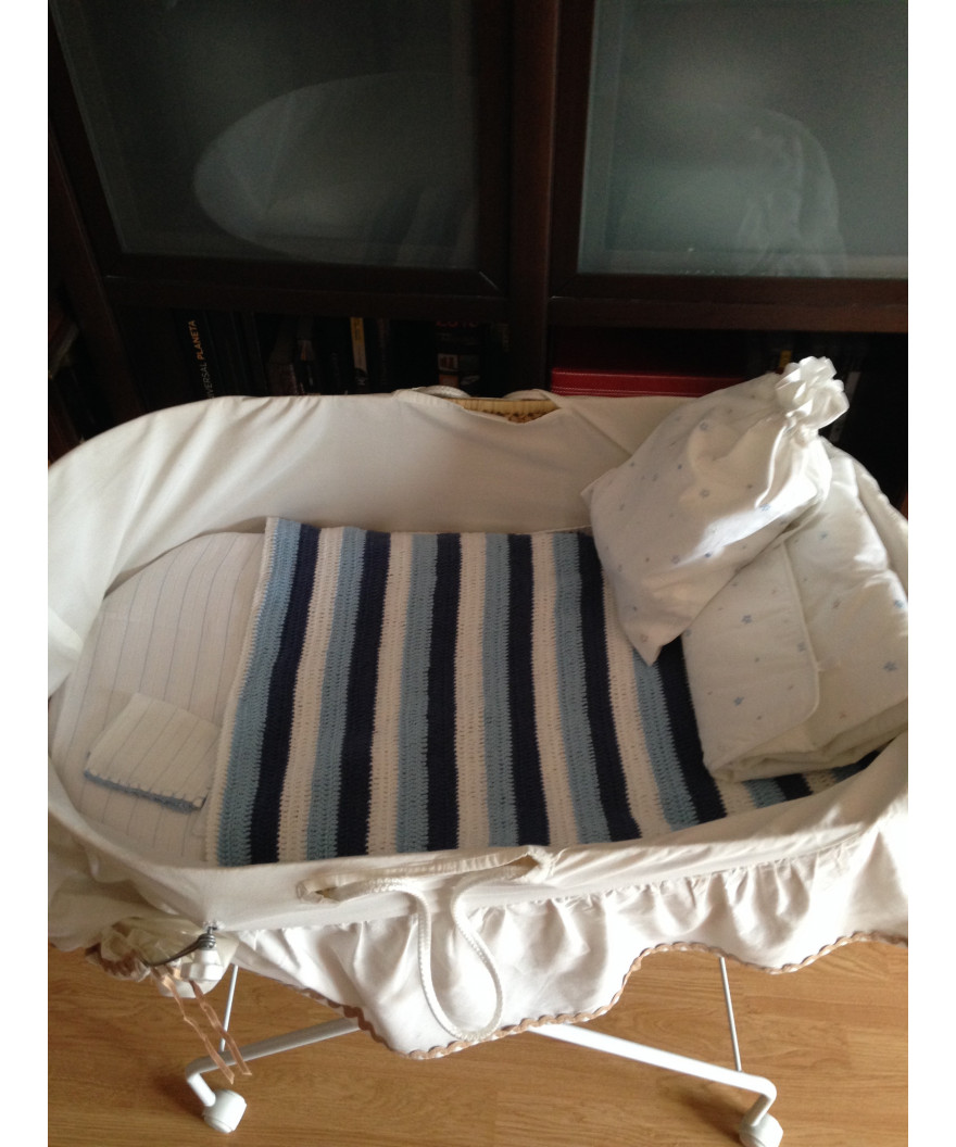 Manta de ganchillo para bebé Huelva