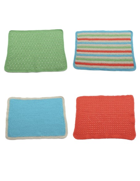 Cómo hacer unos manteles individuales de ganchillo