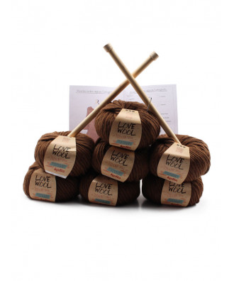 Poncho a dos agujas Fuengirola 2