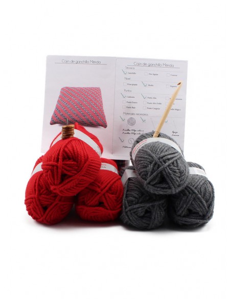 Cojín de ganchillo Mérida