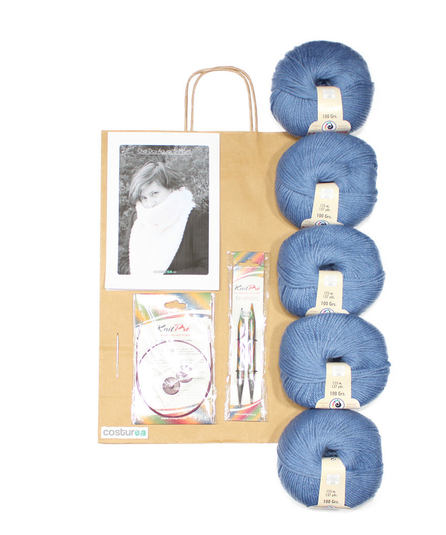 Chal de dos agujas St. Moritz