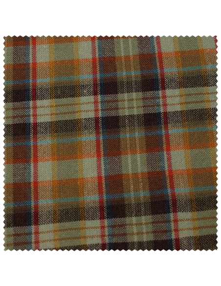 Comprar online tela Popelín marrón de algodón